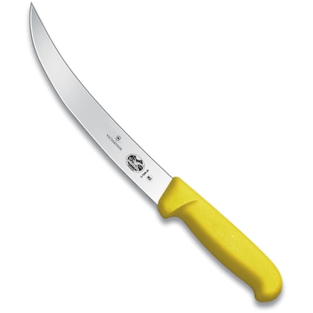 Swiss Army Brands Victorinox 42537 Kitchen Fibrox Pro - Haccp Yellow Breaking, 8In Blade VIC-5.7208.20